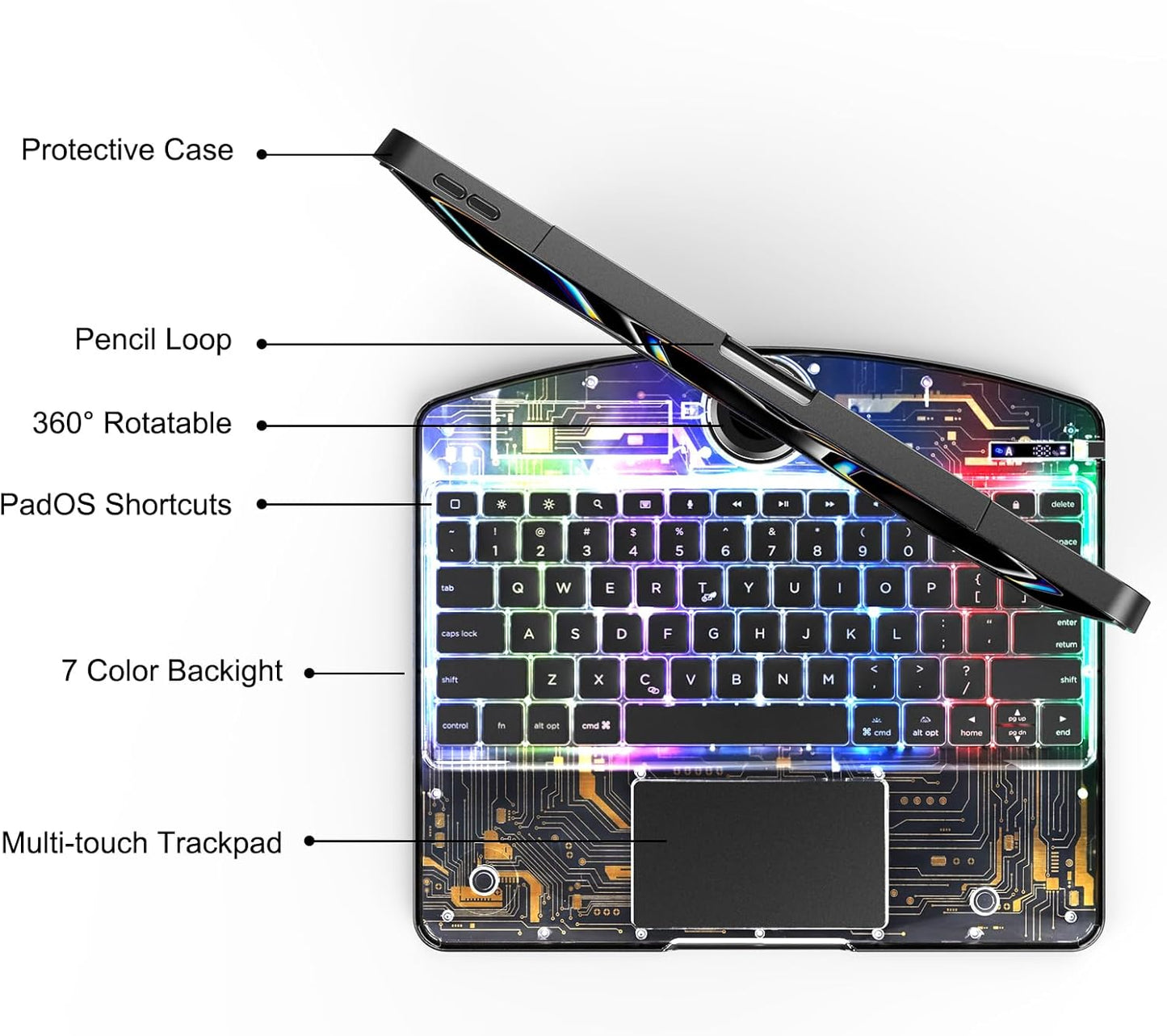 360° iPad Keyboard Case