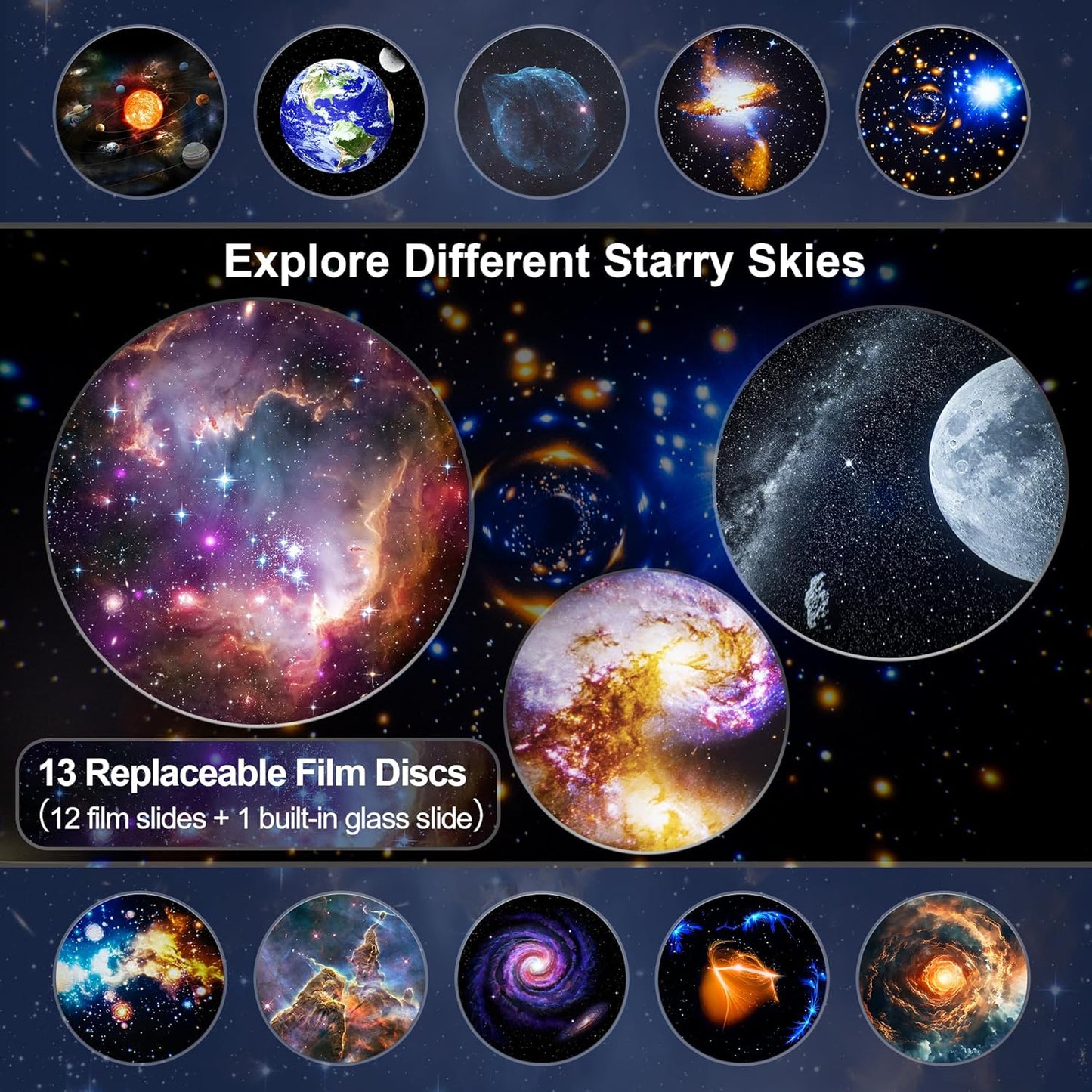 AstroGlow™ Galaxy Projector
