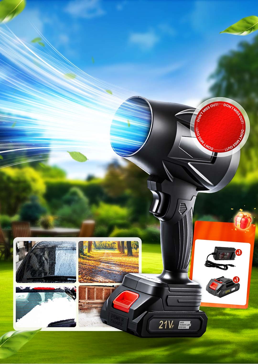 🌬️ PowerBlast™ Mini Blower